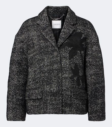Cropped-Jacke aus einem Wollgemisch - Erdem - Modalova