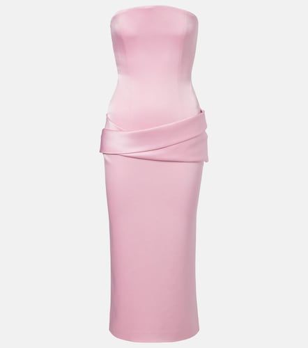 Abito bustier in crêpe di raso - Alex Perry - Modalova