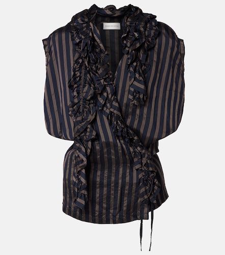 Dries Van Noten Ruffled striped top - Dries Van Noten - Modalova