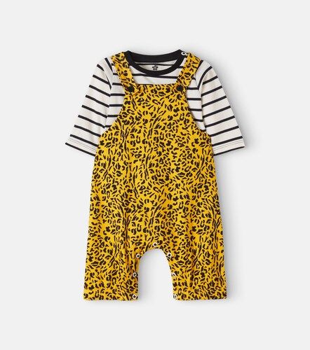 Fábula Bebé - set de camiseta y peto de algodón estampado - Fabula - Modalova
