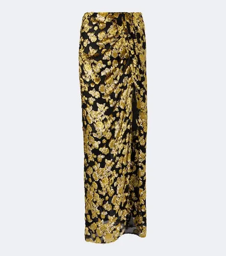 Balmain Jacquard velvet maxi skirt - Balmain - Modalova