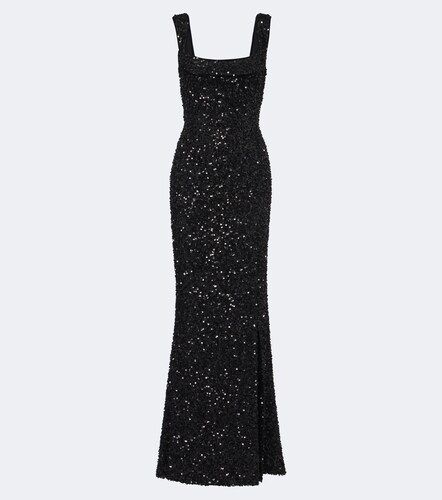 Abito lungo con paillettes - Elie Saab - Modalova