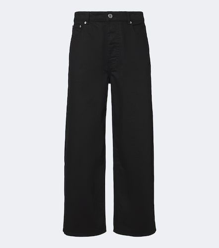 Jeans rectos de tiro medio - Ami Paris - Modalova