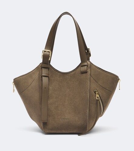 Tote Bag Hammock Flip Medium aus Veloursleder - Loewe - Modalova
