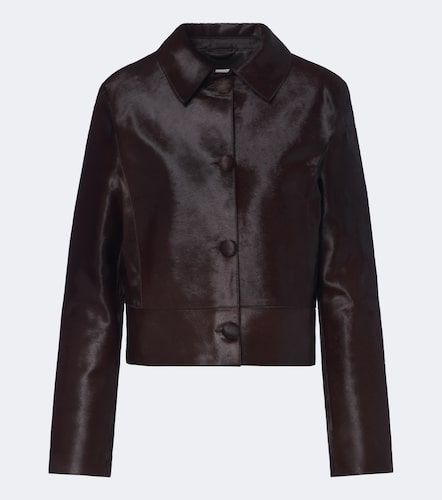 Hadley calf hair jacket - Nour Hammour - Modalova