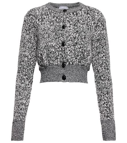 Cropped cotton-blend knit cardigan - Rabanne - Modalova