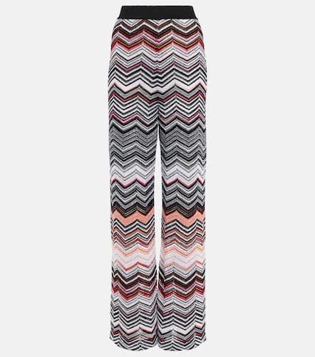 Sequined high-rise wide-leg pants - Missoni - Modalova