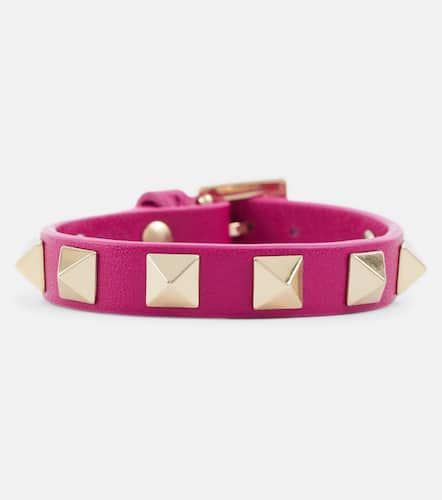 Rockstud leather bracelet - Valentino Garavani - Modalova