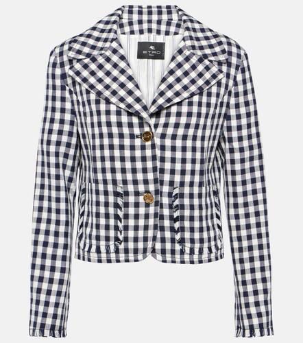 Etro Gingham cropped blazer - Etro - Modalova