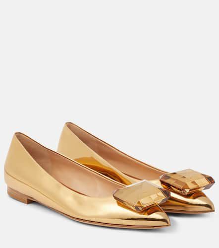 Jaipur embellished leather ballet flats - Gianvito Rossi - Modalova