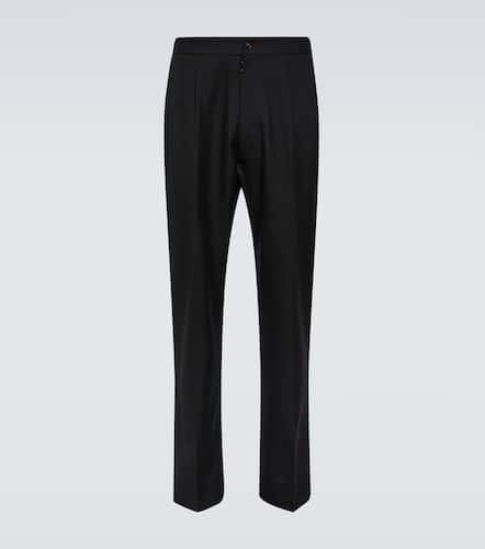 Four stitches wool straight pants - Maison Margiela - Modalova