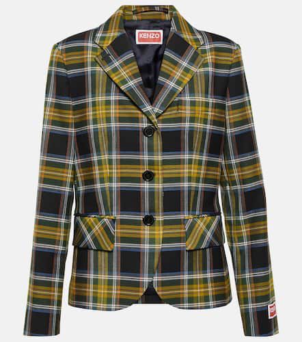 Kenzo Checked wool-blend blazer - Kenzo - Modalova