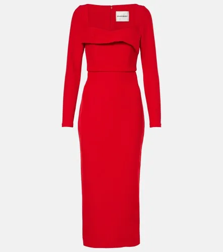 Draped crepe midi dress - Roland Mouret - Modalova
