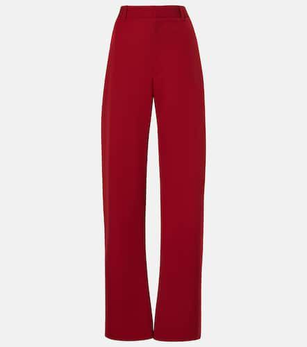 High-rise wool twill straight pants - Bottega Veneta - Modalova