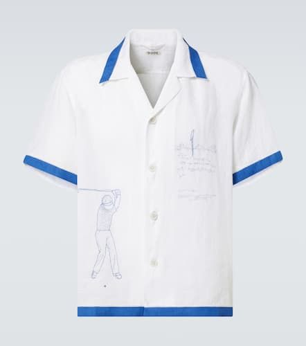 Club Champion embroidered linen shirt - Bode - Modalova