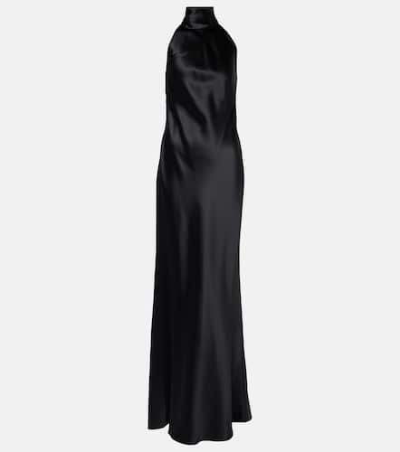 Chilton halterneck satin gown - Ralph Lauren Collection - Modalova