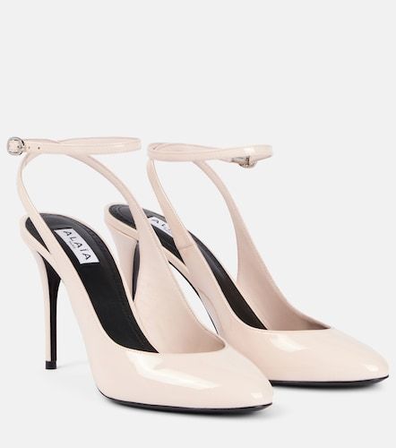 Patent leather slingback pumps - Alaia - Modalova