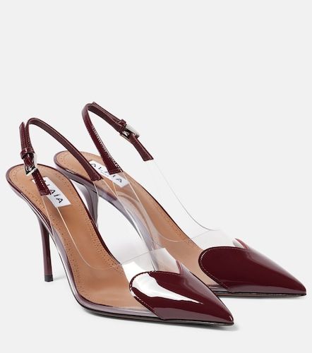 Le Cour 90 leather and PU slingback pumps - Alaia - Modalova