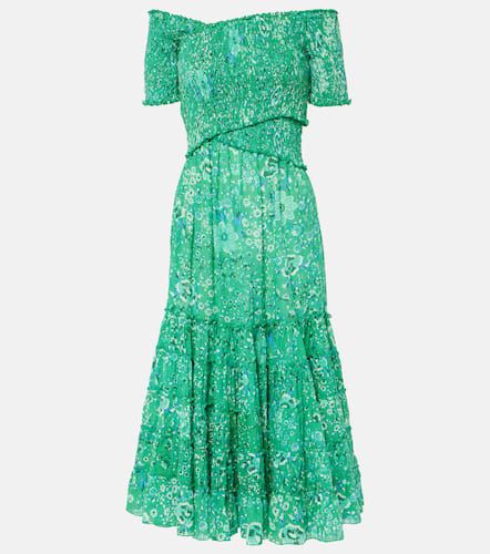 Soledad floral midi dress - Poupette St Barth - Modalova