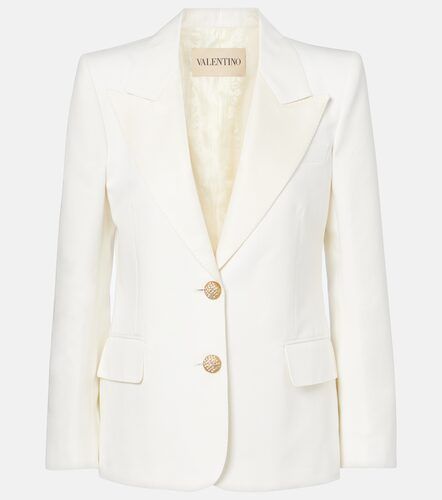 Cotton and linen blazer - Valentino Garavani - Modalova