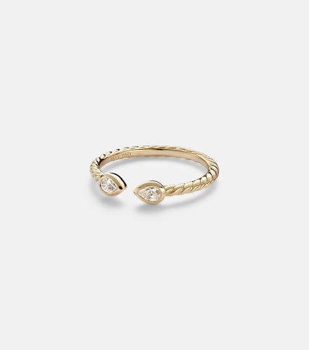 Anillo Petite Modern Renaissance® de oro de 18 ct con diamantes - David Yurman - Modalova