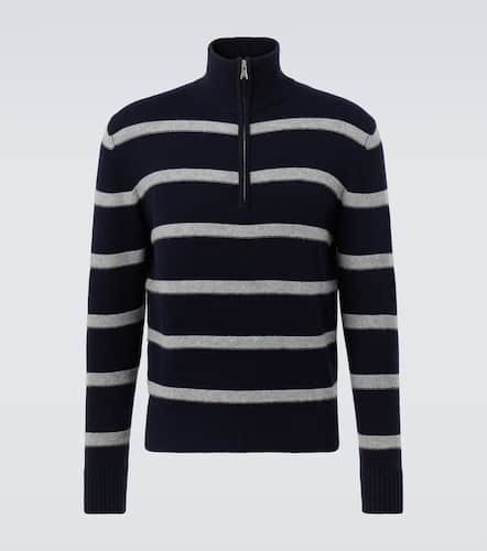 Wool and cashmere half-zip sweater - Allude - Modalova