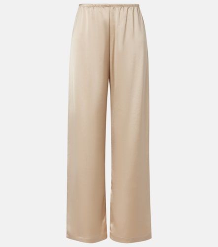 Barb mid-rise satin wide-leg pants - Leset - Modalova