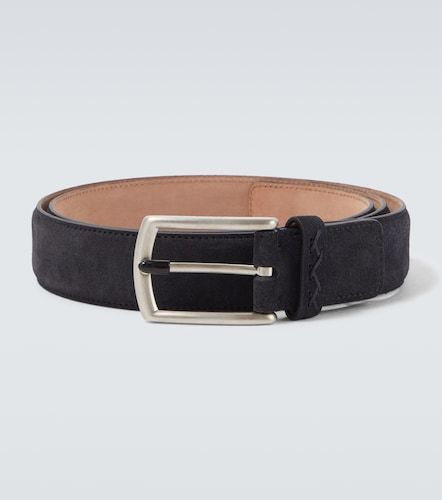 Zegna Triple Stitch leather belt - Zegna - Modalova