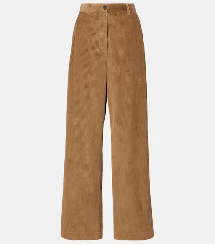Pantalones anchos de pana de algodón - Miu Miu - Modalova