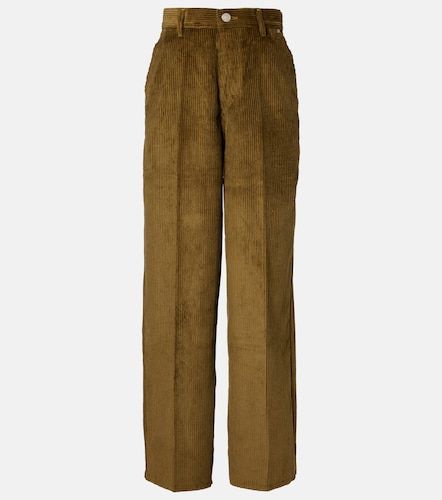 Pantalones anchos de pana de algodón - Ami Paris - Modalova