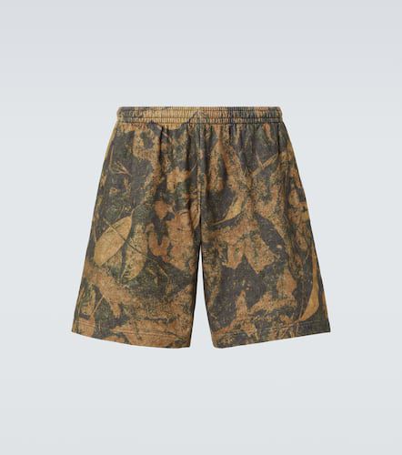 Camouflage cotton fleece shorts - Acne Studios - Modalova