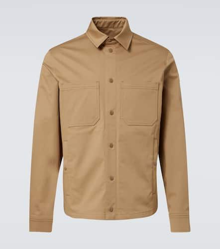 Hemdjacke aus Baumwoll-Gabardine - Moncler - Modalova