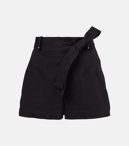 Moncler Belted gabardine shorts - Moncler - Modalova