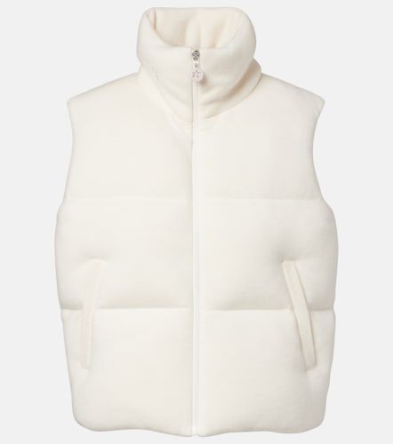 Wool and cashmere down vest - Perfect Moment - Modalova