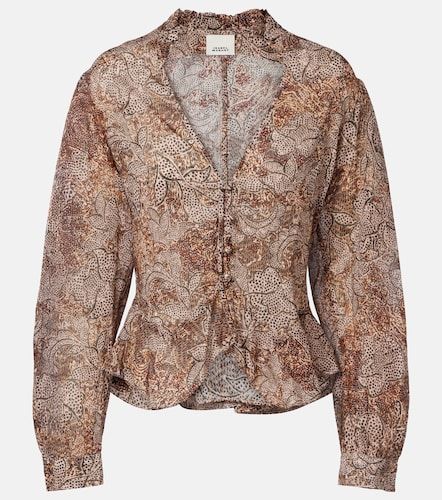 Blusa Celeny de gasa de algodón estampada - Isabel Marant - Modalova
