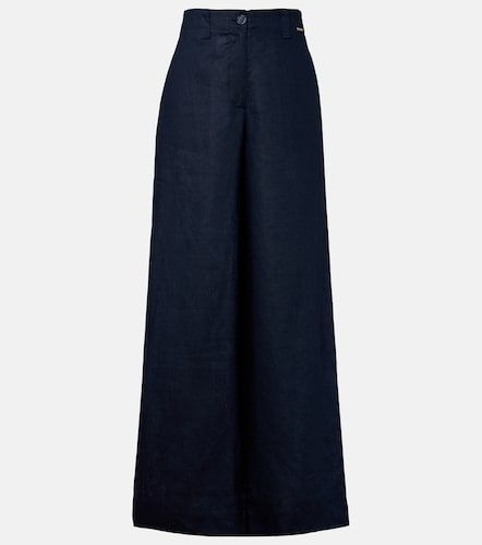 Pantaloni Serena in lino a gamba larga - Melissa Odabash - Modalova