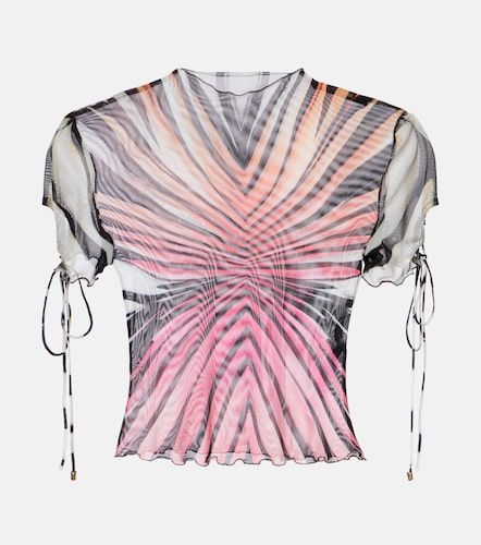 Top de malla estampado - Roberto Cavalli - Modalova