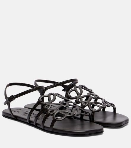 Paula's Ibiza Petal Anagram leather sandals - Loewe - Modalova