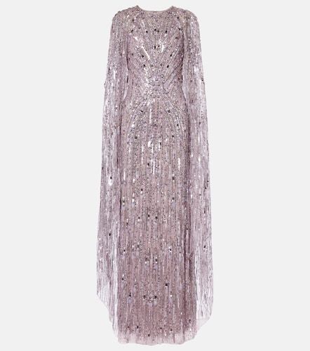 Abito lungo Elio con cristalli e pailettes - Jenny Packham - Modalova