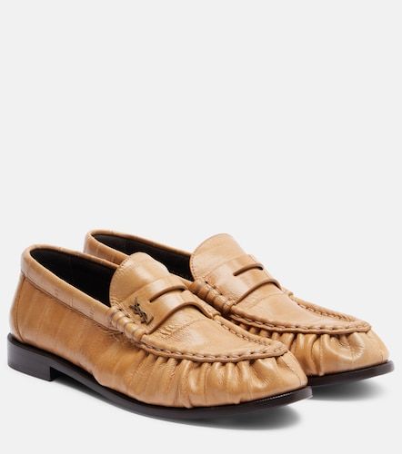 Eel leather penny loafers - Saint Laurent - Modalova