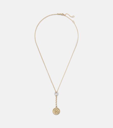 Collar con colgante Karma de oro de 18 ct con diamantes - FoundRae - Modalova