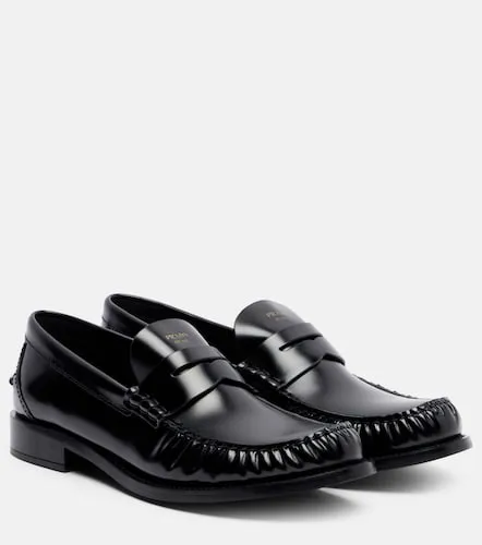 Prada Leather penny loafers - Prada - Modalova