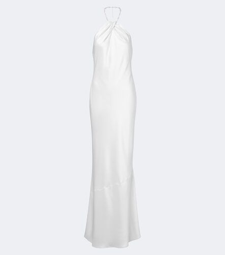 Retrofête Vestido largo Anat de satén adornado - Retrofete - Modalova