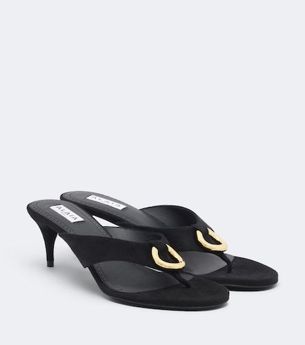 Alaïa Sandali infradito Infra in suede - Alaia - Modalova