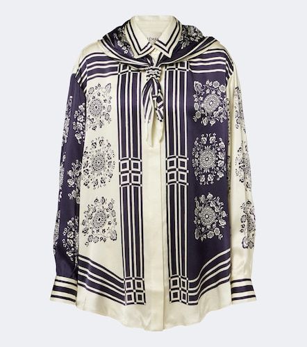 Alémais Camisa Banderra de satén de seda estampada - Alemais - Modalova