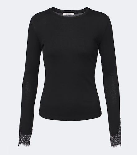 Top Pure Sleekness de algodón con encaje - Dorothee Schumacher - Modalova