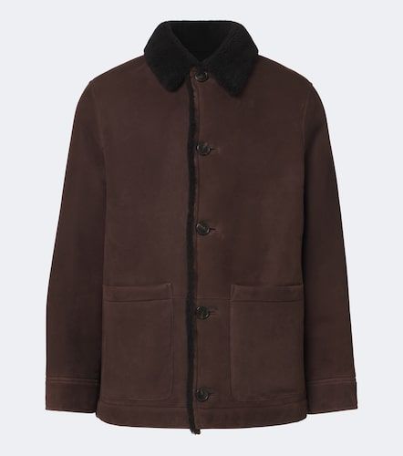 Giacca in suede con shearling - Yves Salomon - Modalova