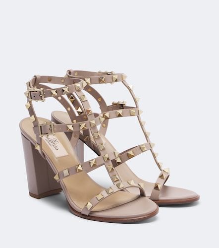 Rockstud leather sandals - Valentino Garavani - Modalova
