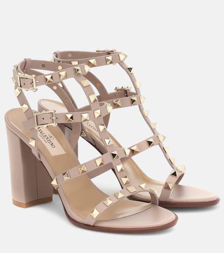 Rockstud leather sandals - Valentino Garavani - Modalova