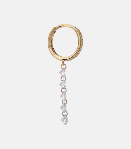 Persée Einzelner Ohrring Mini aus 18kt Gelbgold mit Diamanten - Persee - Modalova